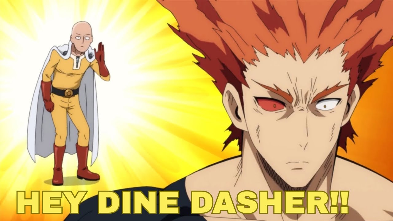 Saitama encounters Garou while trying to Dine & Dash 