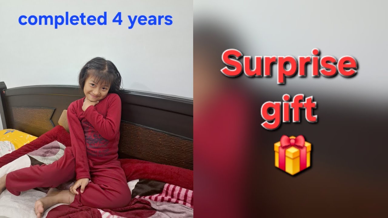 Surprise gift 🎁 || completed 4 years 🥰🥰🥰@DsFamily19 