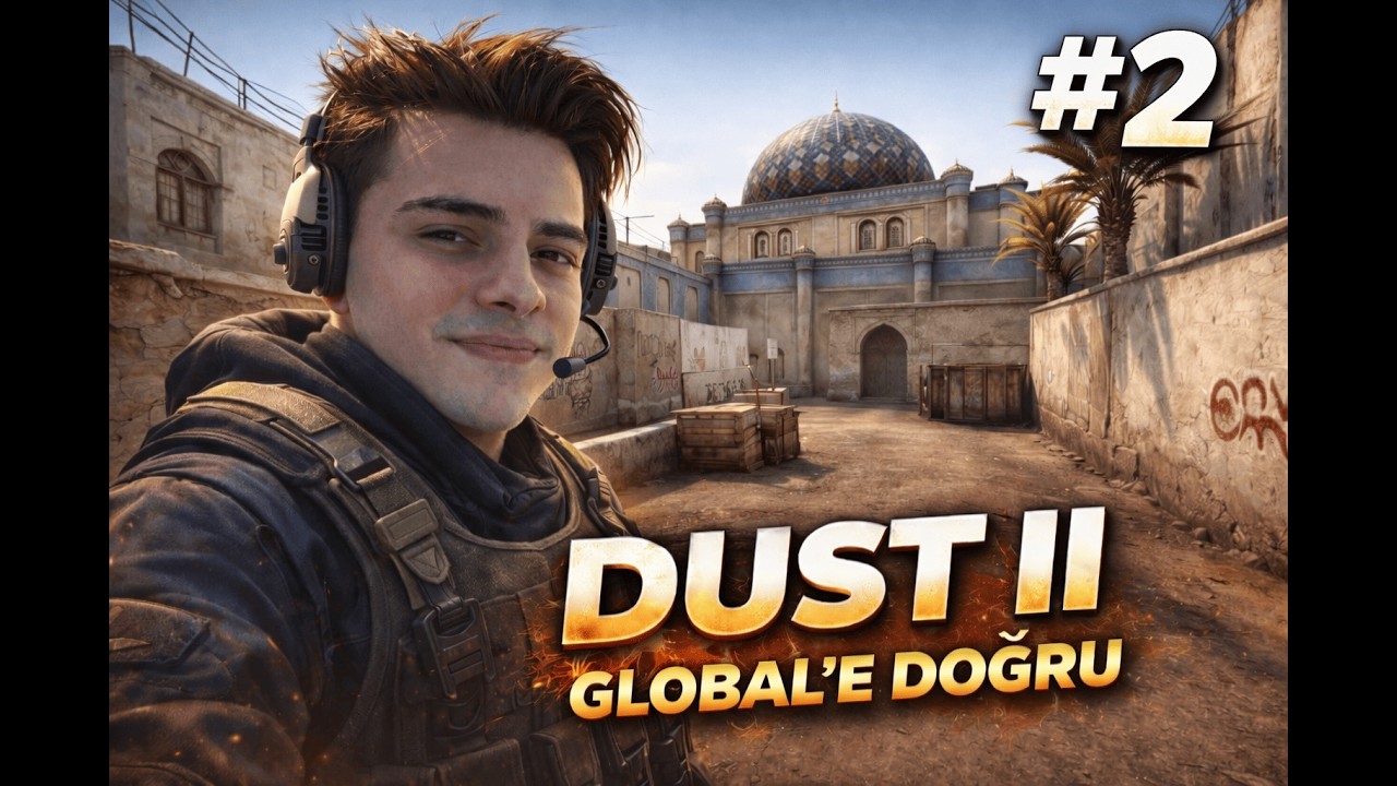 DUST 2 MAPINDE GLOBALE DOĞRU!!! Bölüm 2 | CS2