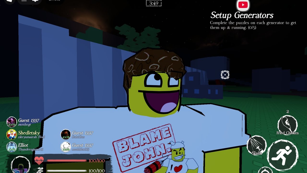 Toon shedletsky fights against his own creation... Toon 1x1x1x1!