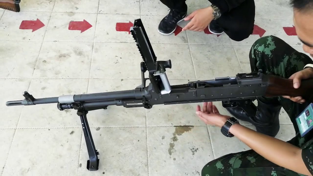 ถอด_ประกอบ ปืนกล ขนาด 7.62 มม. (MAG 58)