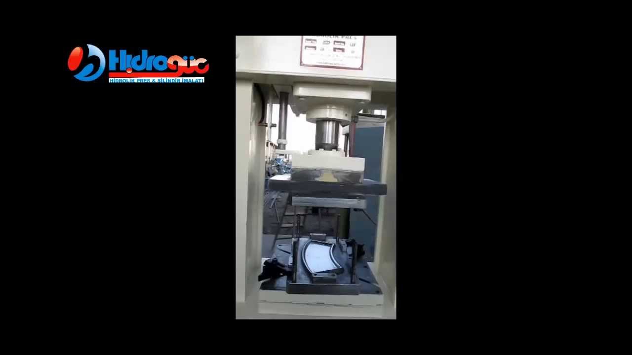 مكبس المطاط على الساخن 100 طن - Hot rubber hydraulic press