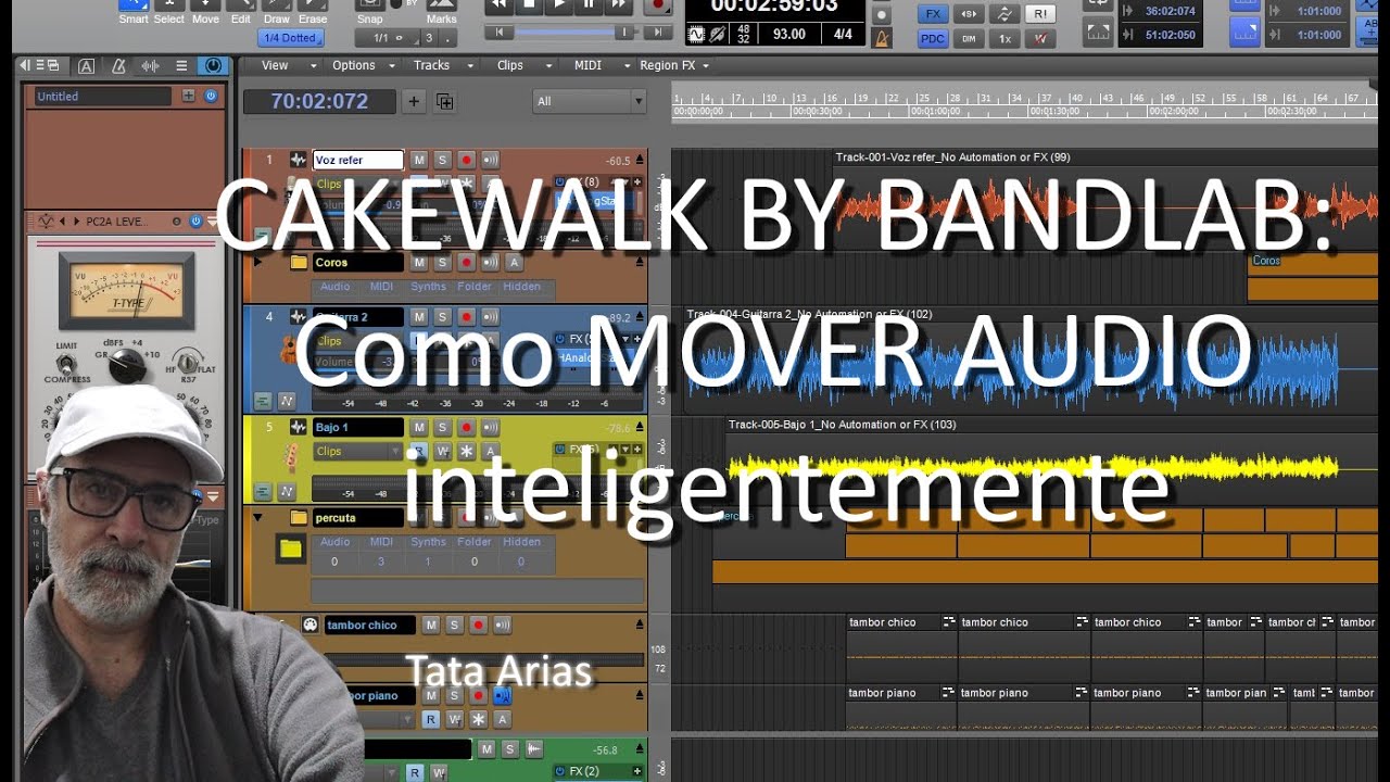 CAKEWALK BY BANDLAB: Como MOVER AUDIO inteligentemente