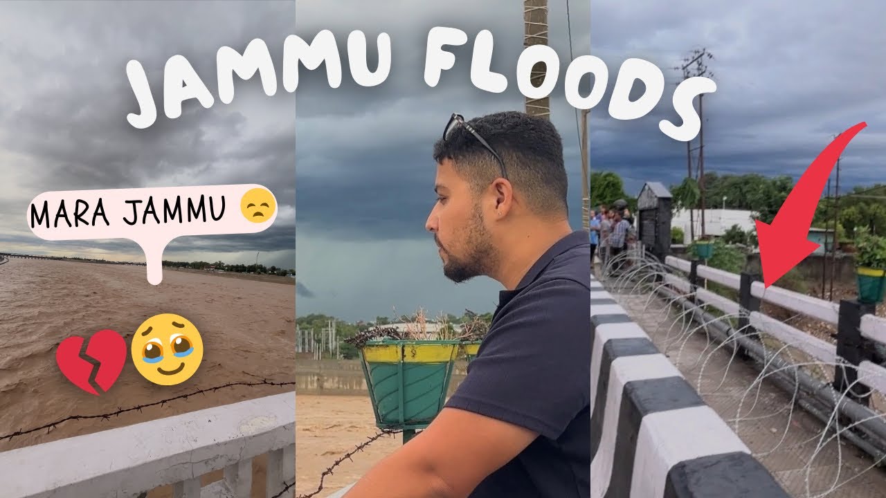 Jammu Tawi Situation | Finally Rain Stop 😥| Heavy Damage In Jammu | 