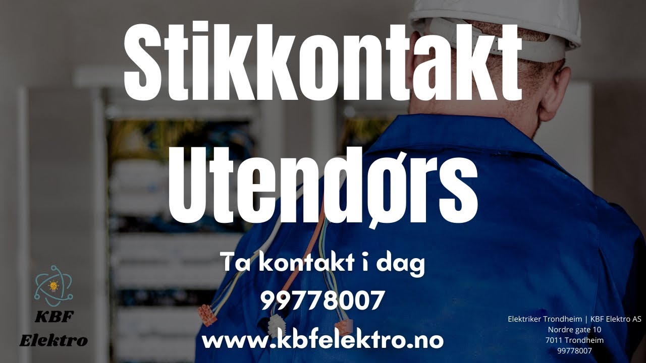 Stikkontakt Utend&oslash;rs