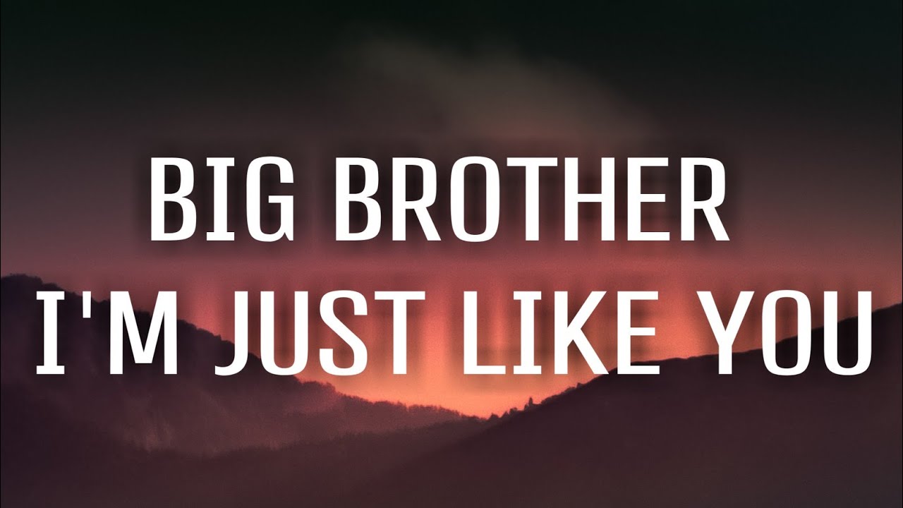 Big Brother I&rsquo;m Just Like You (Lyrics) 