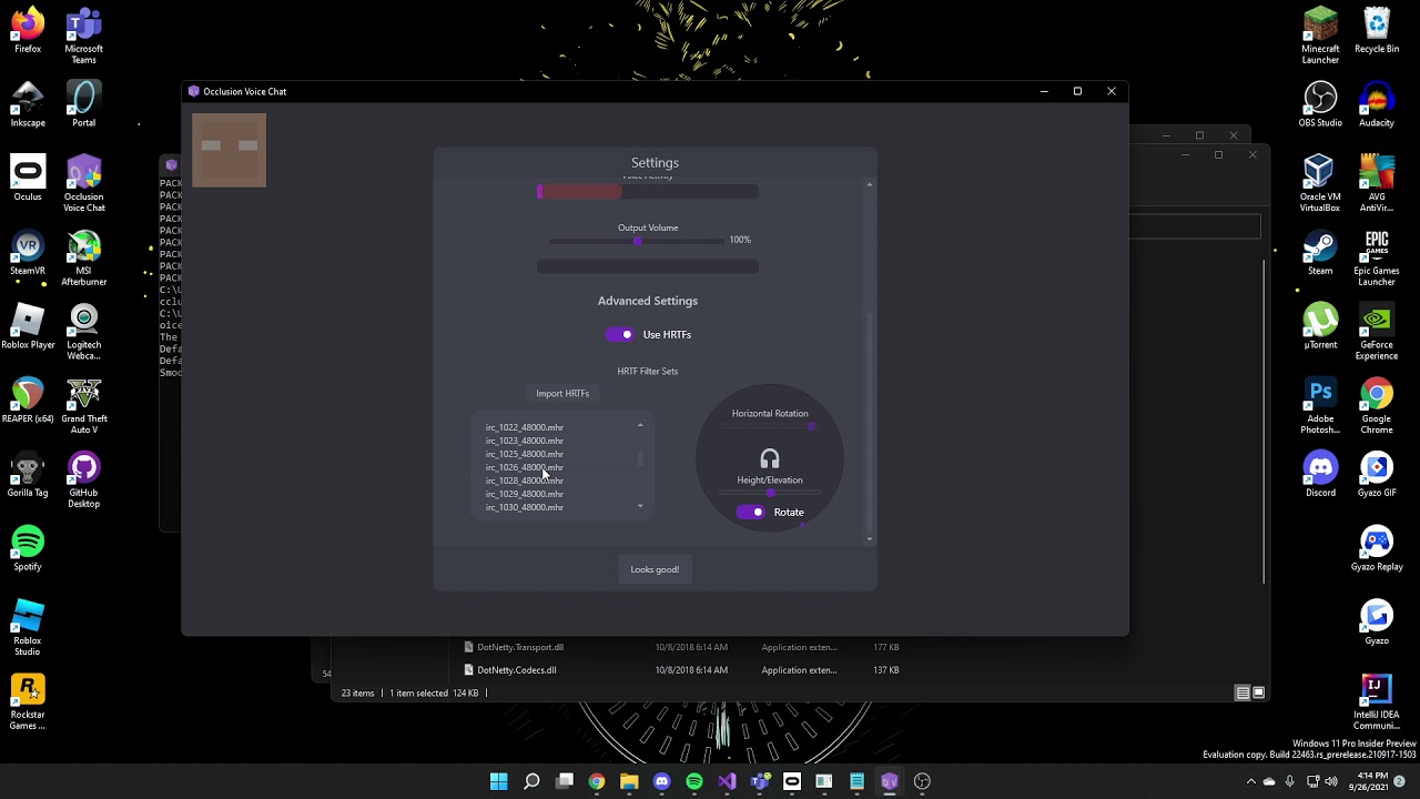 OVC HRTF Spatial Audio Demo