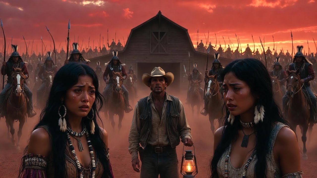 Rancher Found Two Giant Apache Daughters Crying — The Next Day, 300 Warriors Surrounded His Barn