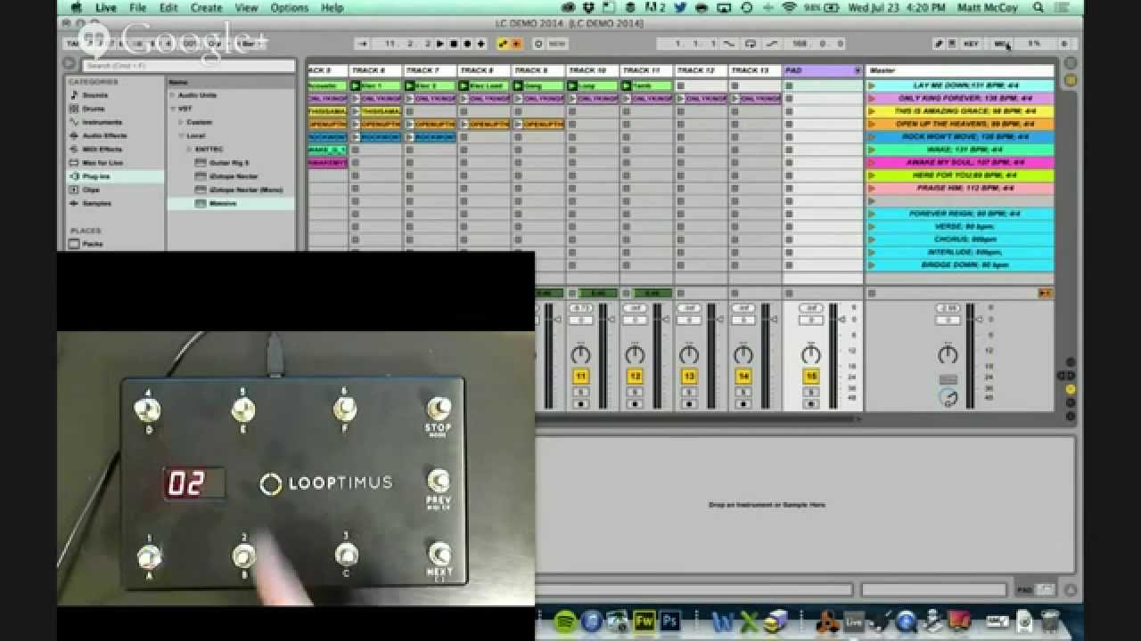 Intro to Looptimus USB MIDI Foot Controller