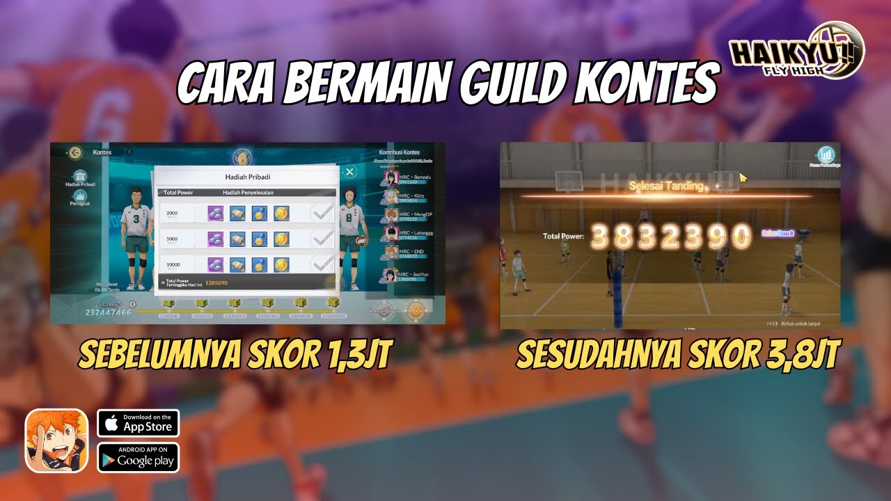 CARA BERMAIN GUILD KONTES - HAIKYU!! FLYHIGH (PART 1)