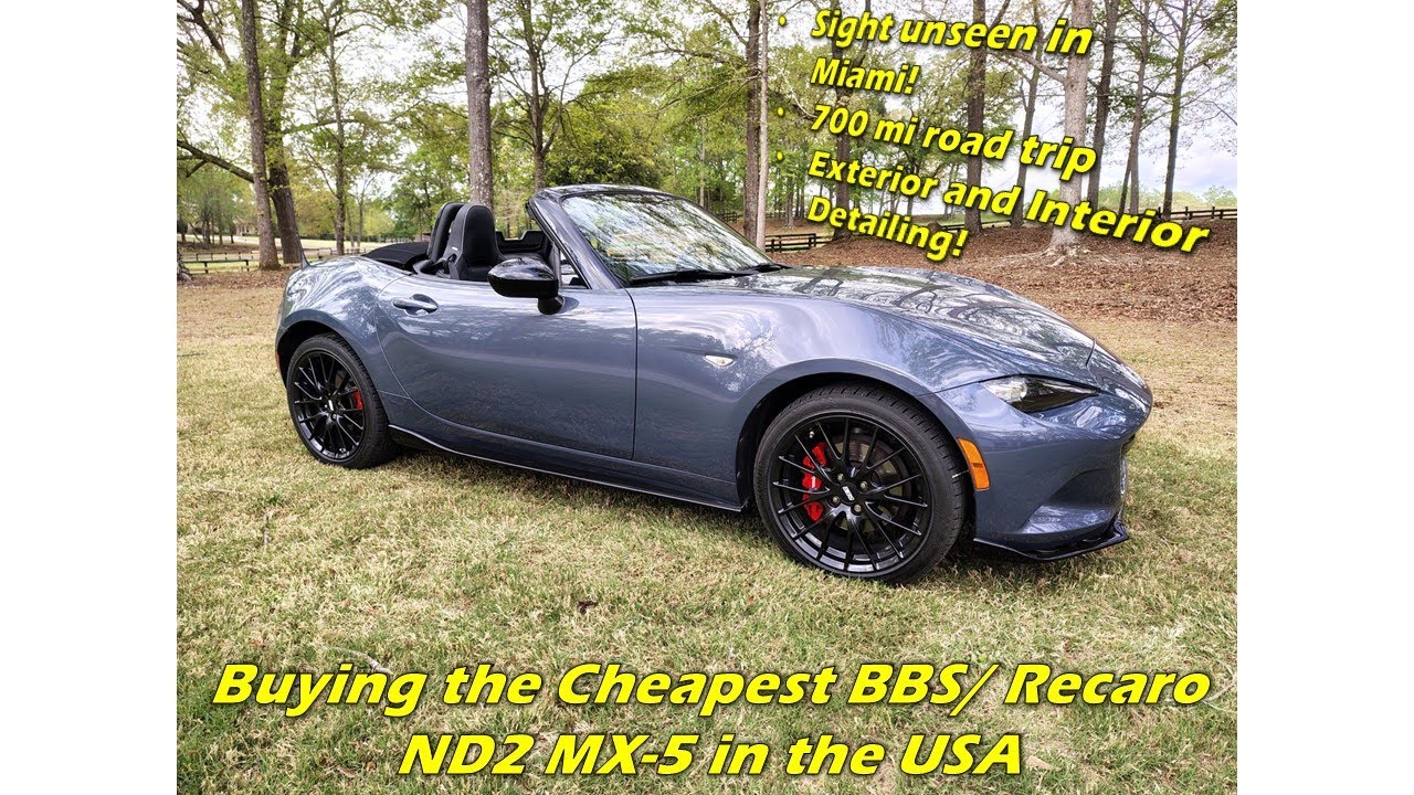 I Bought the CHEAPEST BBS/Recaro ND2 Miata in Miami sight unseen...was it a disaster??