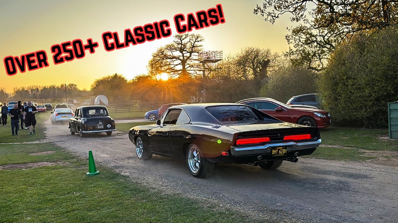 Hundreds Of Classic Cars Flock To Heart Of England Classic Car Meet! Mopars, JDM, Rods, Bikes & More