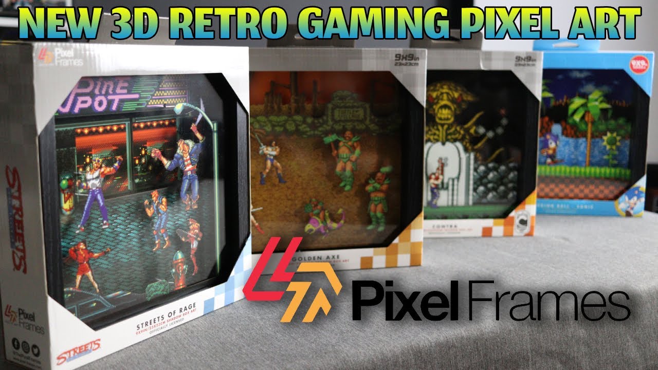 Pixel Frames Streets Of Rage, Sonic, Castlevania & More!
