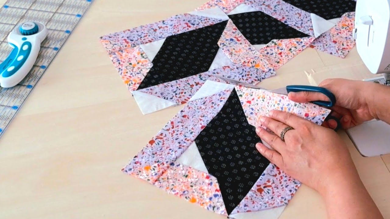 I Made a Mind-Blowing Patchwork Block Creative Technique!