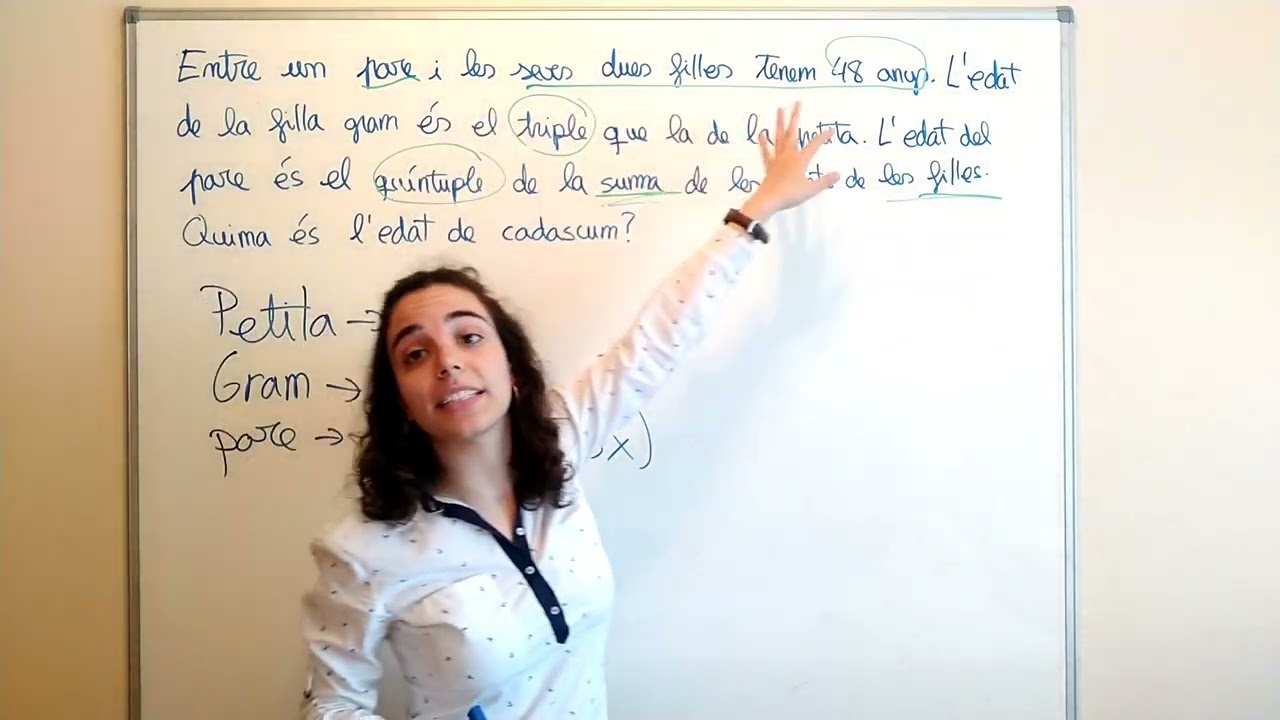 Problema d'equacions. Problema 4.
