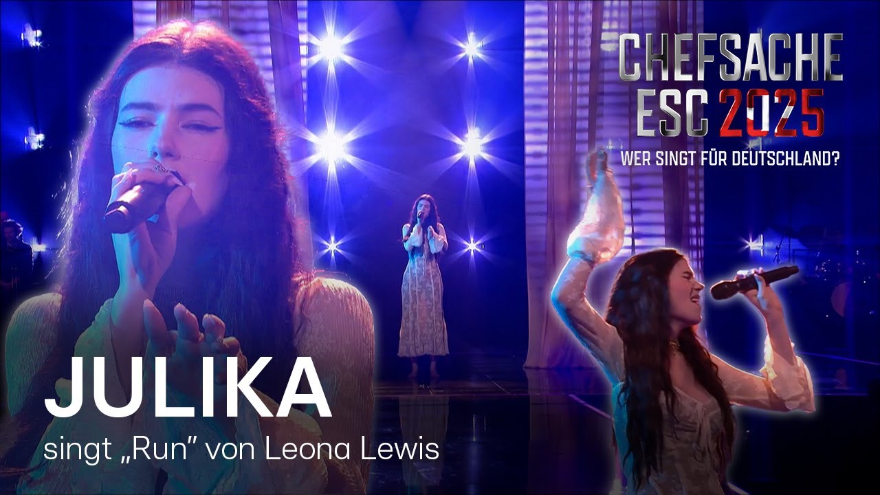 JULIKA &ndash; Run (Leona Lewis Cover) ​😢​ | Chefsache ESC 2025 🎤