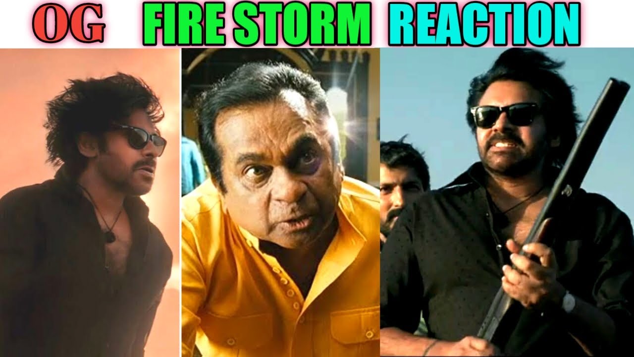 OG FIRE STORM REACTION/OG FIRE STORM SONG/OG SONG REACTION/PAWAN KALYAN OG/THAMAN/ OG/ Bantu trolls