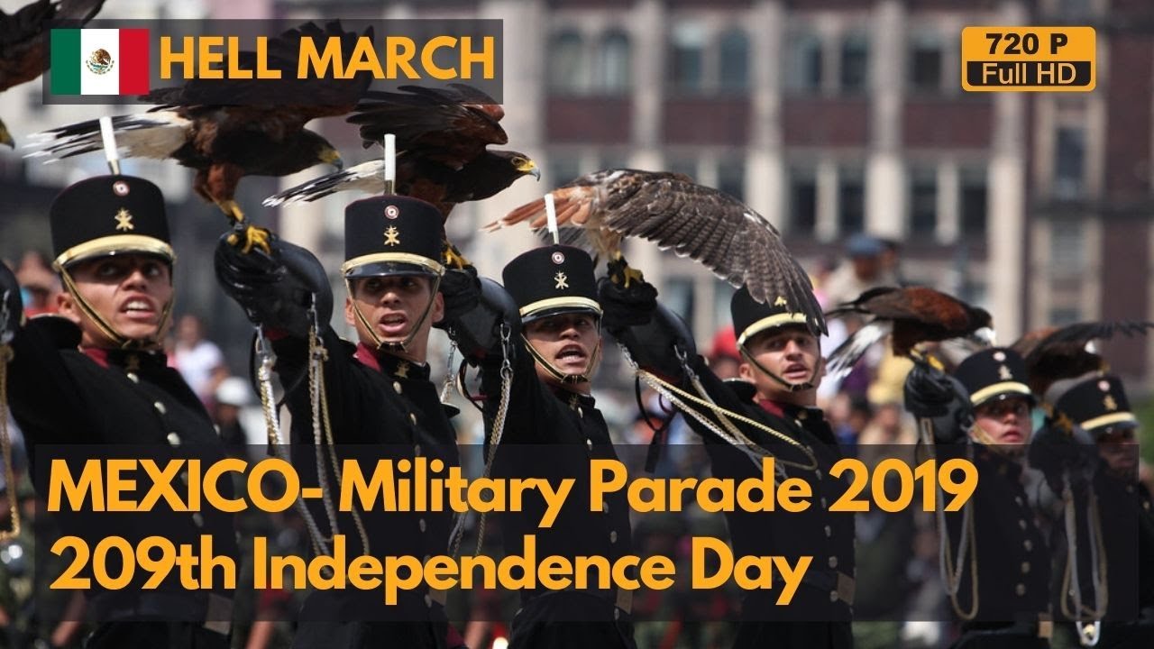 Hell March - Адский марш - Военный парад в День независимости Мексики 2019 (720P)