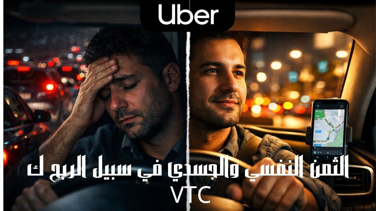 نهار كامل في أوبر💯🚘📱… واش الربح💸 كيعوّض التعب والضغط النفسي ديال VTC؟ @casawiVTC