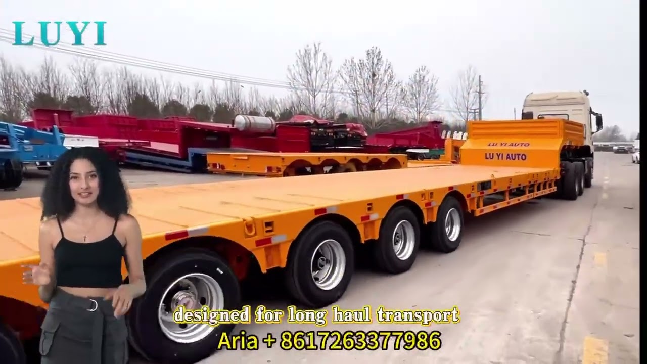 LUYI AUTO 6-Axle Extendable Lowbed &ndash; Strong, Stable, Safe.