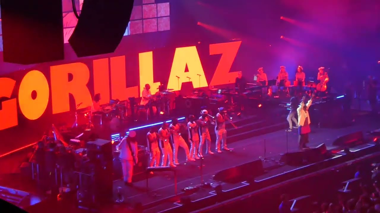 Gorillaz - Sweepstakes feat. Yasiin Bey & Hypnotic Brass Ensemble - Copper Box Arena, London, 2/9/25
