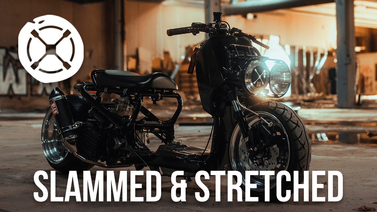 SLAMMED & STRETCHED Honda Ruckus moped | Convoy Projects EP03