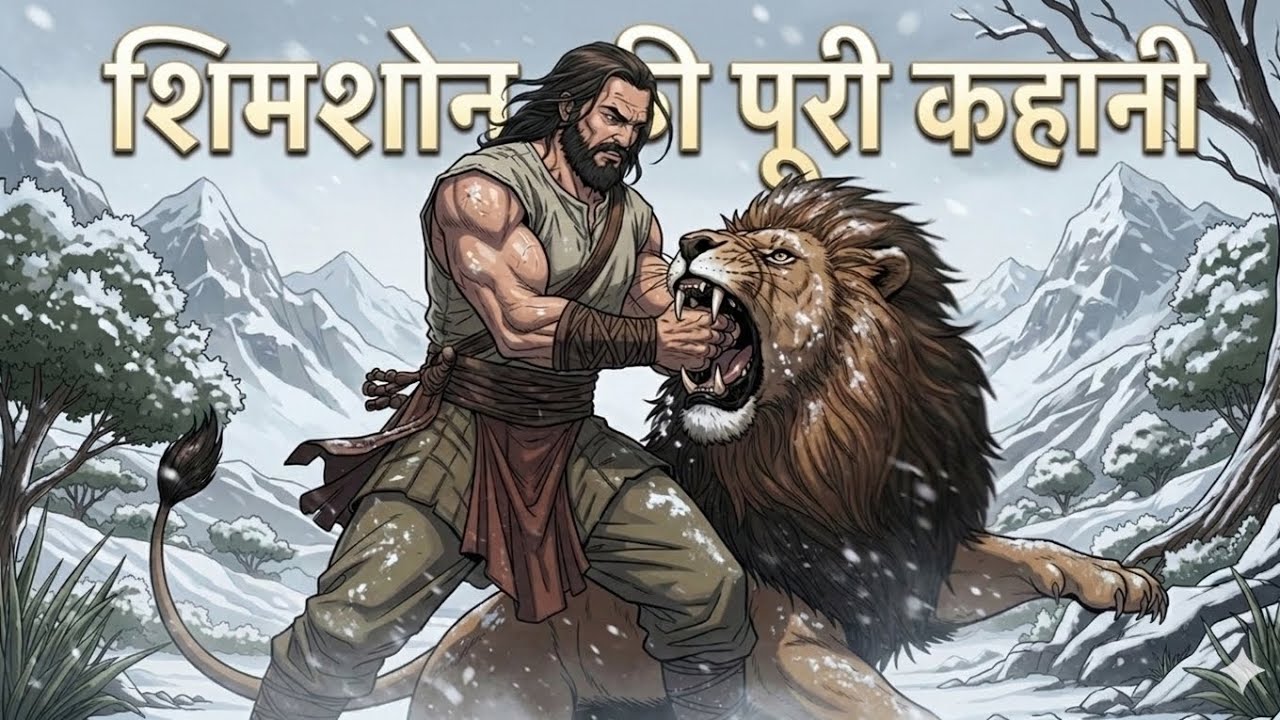 शिमशोन की पूरी कहानी | परमेश्वर की अद्भुत शक्ति | Bible Story in Hindi