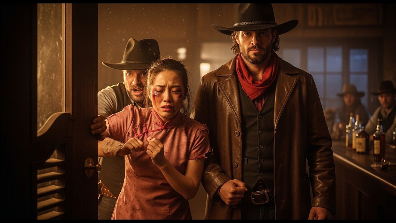 “Get Off My Ranch!” the Rich Cattle Baron Spat at The Chinese Girl…Until The Cowboy Drew First