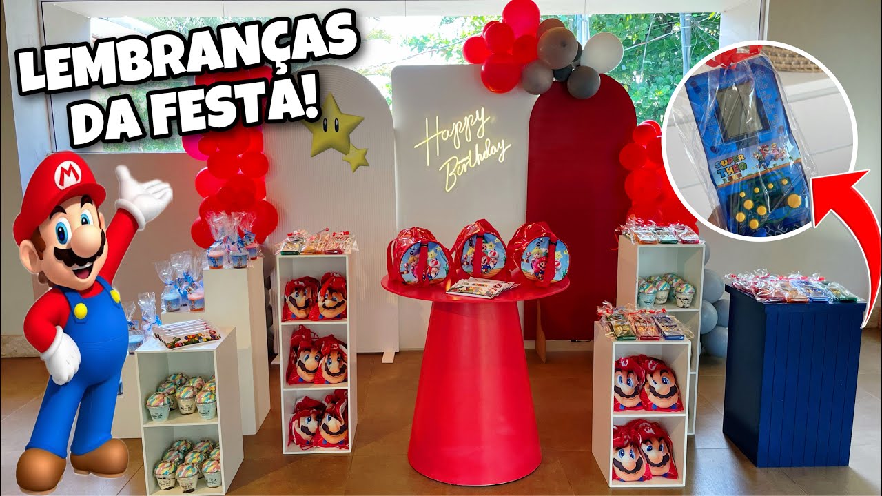 10 OPÇÕES DE LEMBRANÇAS QUE FIZEMOS PRA A FESTA!
