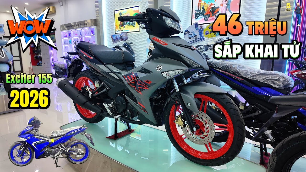 46 triệu 1 em Yamaha Exciter 150 2025 chuẩn bị KHAI T.Ử ▶ Chuẩn bị chào đón Exciter 155 2026 #gxmv