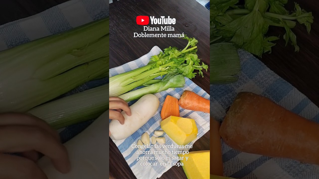 COMO CONGELAR VERDURAS PARA SOPA 