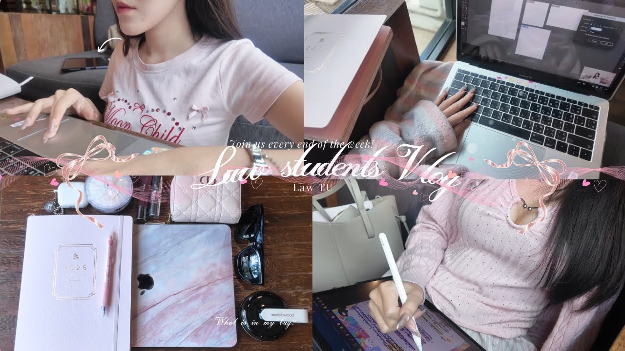 🎀Law TU :⚖️ Reading with me  | นั่งเรียนกราฟฟิก |🧸วันที่ไม่มีเรียนคลุกแต่กับหนังสือ  :]