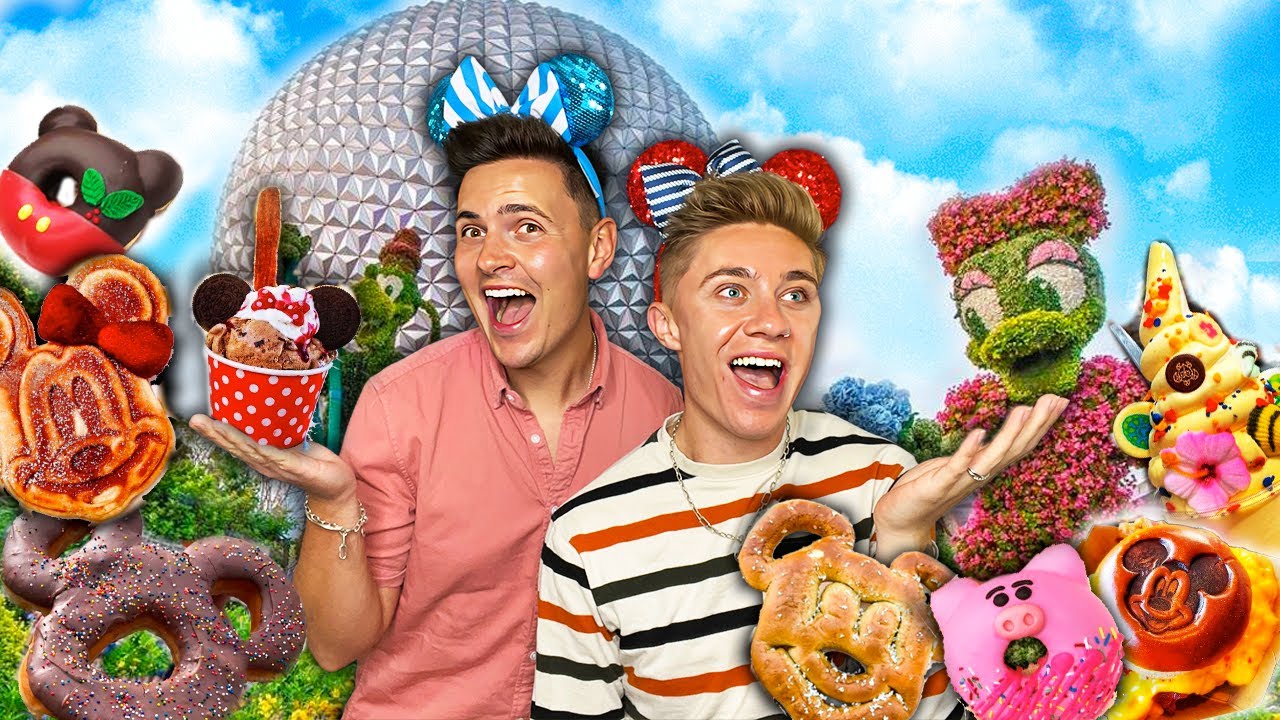 Eating ONLY Disney Food FOR 24 Hours (Eating Around The World at EPCOT)