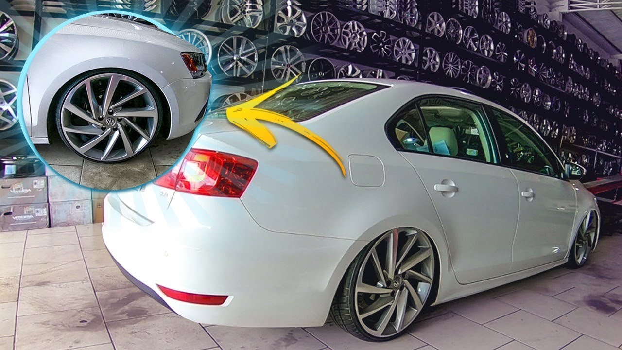 MONTAMOS UM JETTA COM RODAS DO NOVO POLO ARO 20 - VLOGCARELITEBR