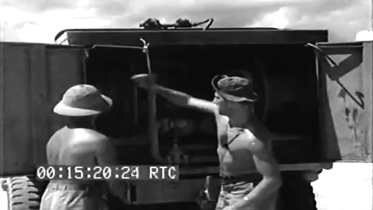 Flight Ops, Seabees Repair Field, F4U Burns: Vella Lavella Air Strip, New Island, 12/15/1943 (full)
