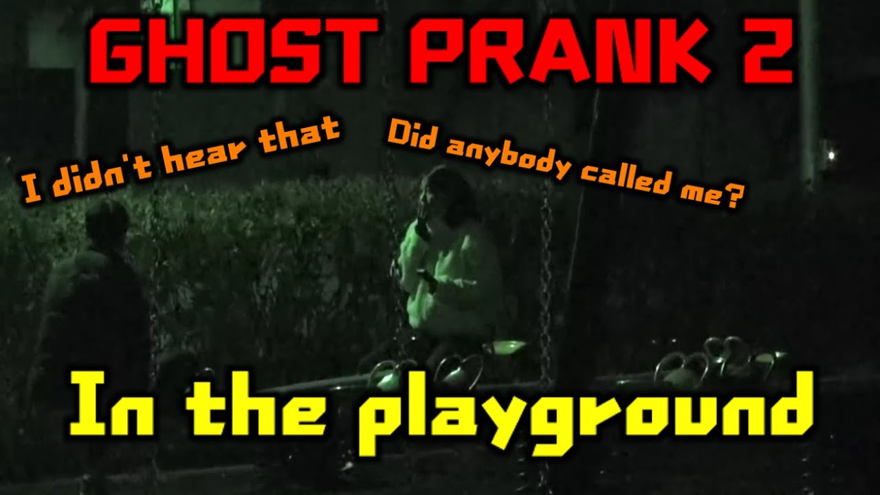 [Prank]What a dark dark night..... What a wonderful night for...ghost prank~!!