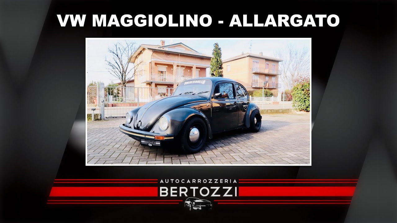 Allargamento parafanghi posteriori Volkswagen Maggiolino - Carrozzeria Bertozzi - Reggio Emilia