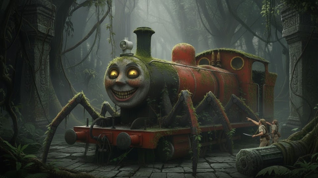 ASMR Restoration — Abandoned Choo Choo Charles Train Found in the Forest | Full Rebuild