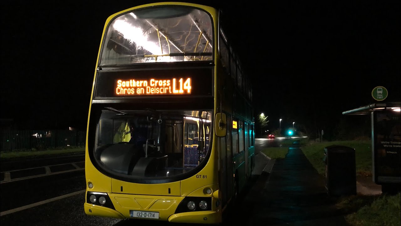 *New Route* Dublin Bus | Wright Gemini 2 Volvo B9TL | GT81 (132-D-1714) | L14 to Palermo
