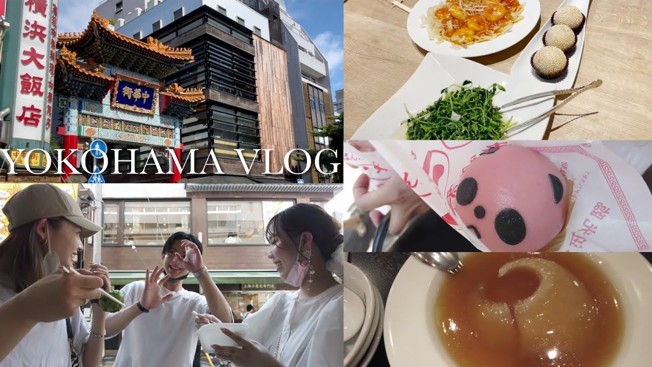 【VLOG】ゆりいちと横浜中華街で爆食いした日😋🍤占いしたけども....