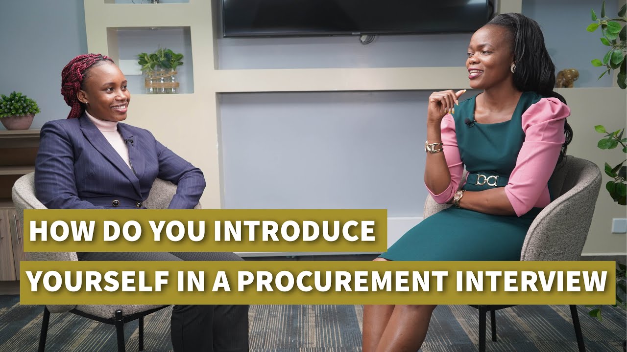 How Do You Introduce Yourself in a Procurement Interview