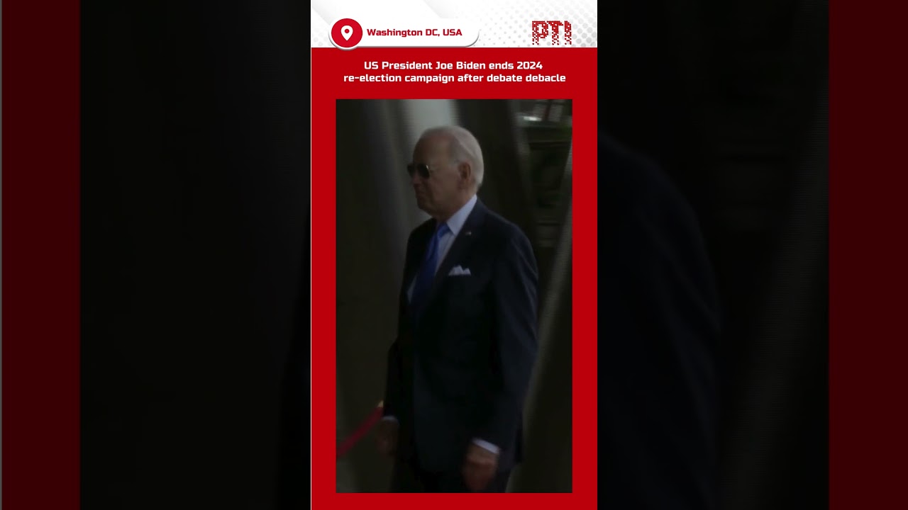 US President Joe Biden ends 2024 re-election campaign after debate debacle