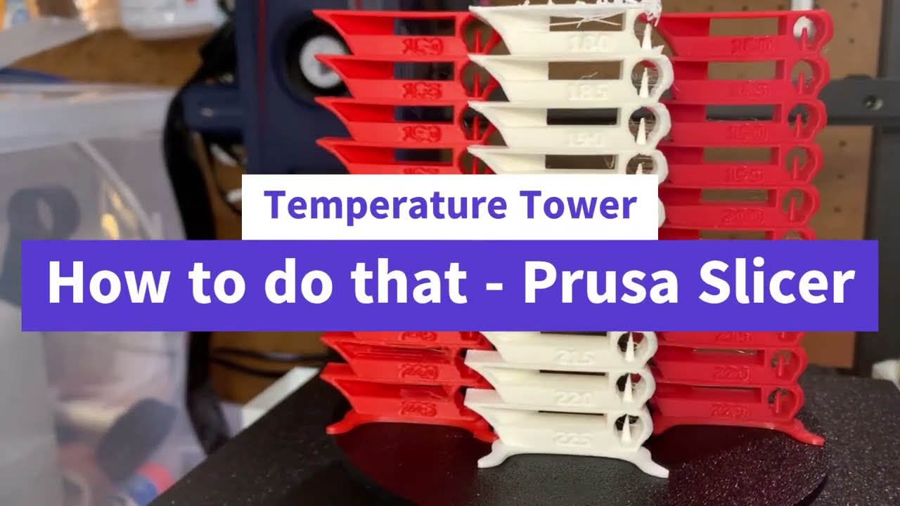 How-to Temperature Tower - Prusa Slicer - Anycubic Kobra 2 Neo - Tutorial