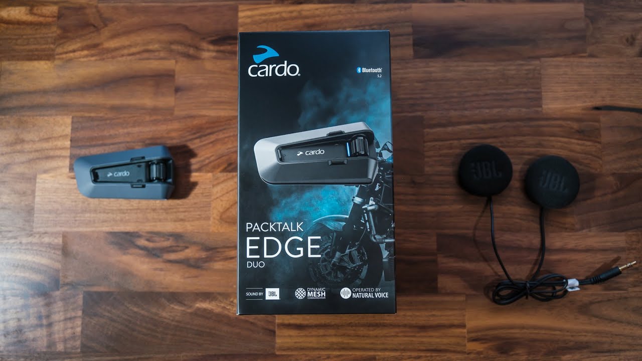 Cardo Packtalk Edge Duo Unboxing / Bluetooth Communication System / 4K