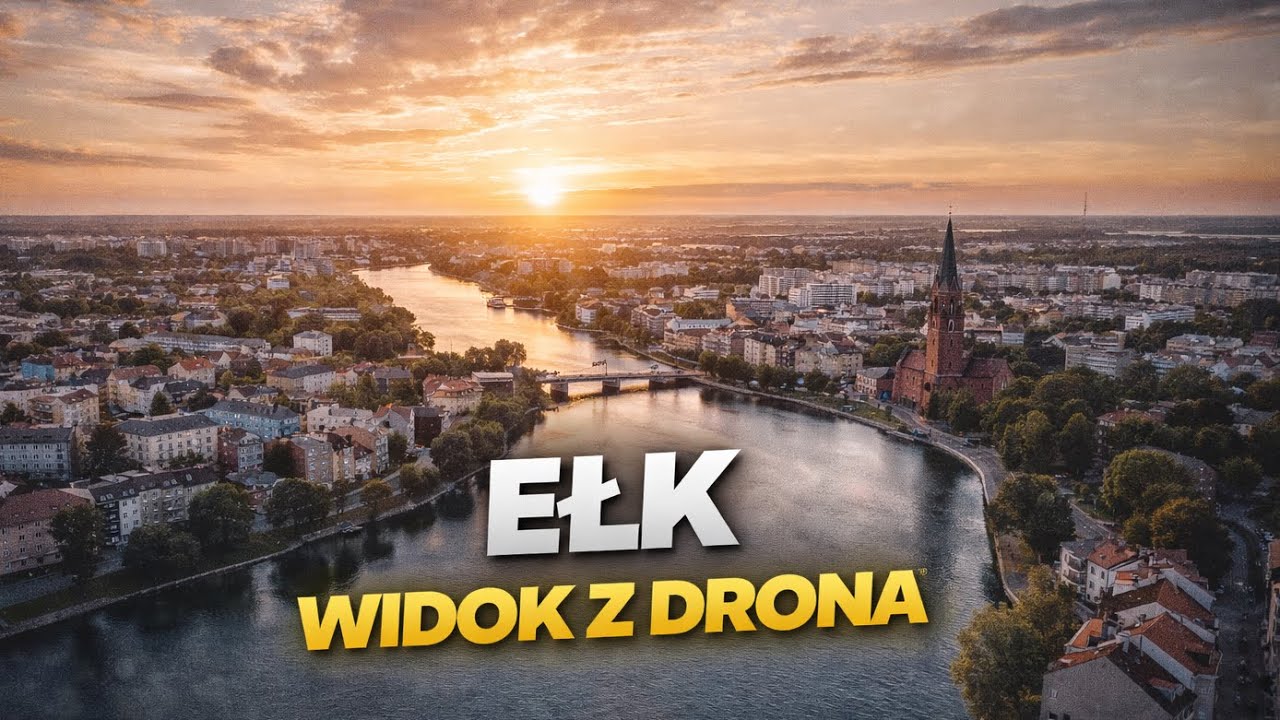 Ełk Widok z Drona