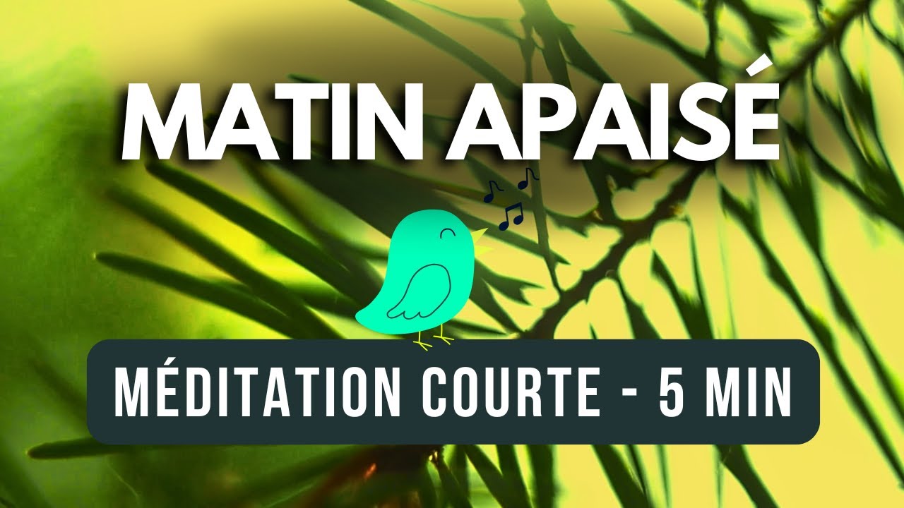 M&eacute;ditation du Matin | 5 min | Intentions positives pour d&eacute;buter la journ&eacute;e | Pleine conscience