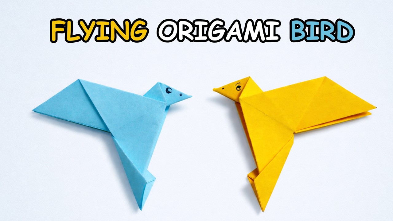 How to Make an Origami Bird 🐦 Step by Step Tutorial