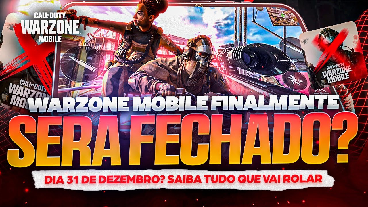 O FIM DO WARZONE MOBILE! SERVIDOR FECHA DIA 31 DE DEZEMBRO?🔥🔥🔥 CALL OF DUTY WARZONE MOBILE