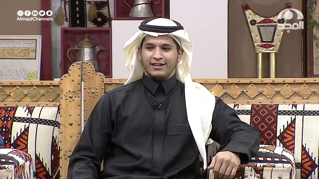 وصاه والده بغرض فأصروا الأجاويد بدخوله وجلوسه فكانت هذه النشيدة الجميلة لـ سعد المهيدب