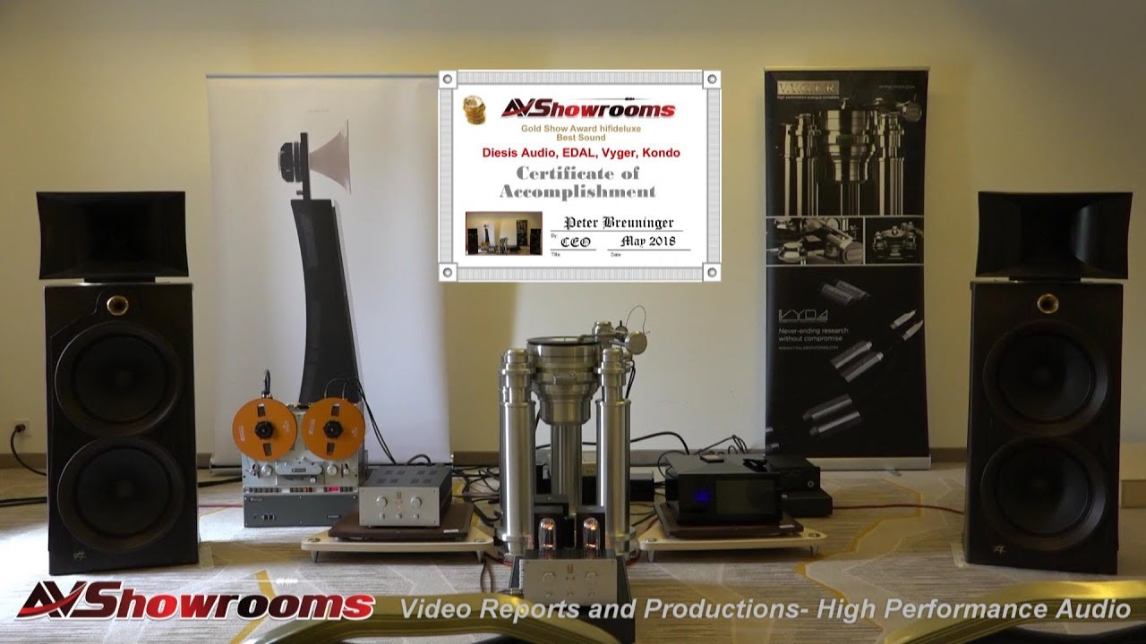 Diesis Audio, Open Baffle Horn Loudspeakers, Edal, Vyger Turntable, Kondo Amplifiers, hifideluxe 201